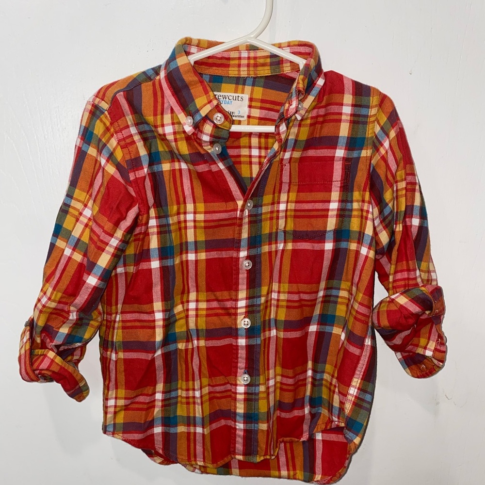 Button down shirt for toddler boy.